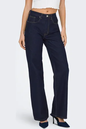 ONLY Onljuicy Cintura Alta Corte Wide Leg Vaqueros