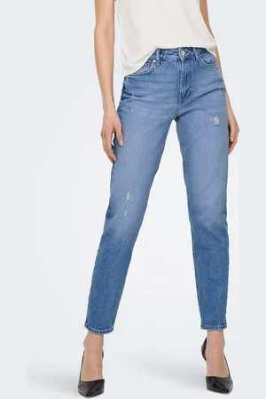 ONLY Onlemily Cintura Alta Corte Straight Vaqueros