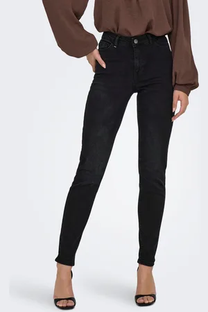 ONLY Jdyfina Cintura Media Corte Skinny Vaqueros
