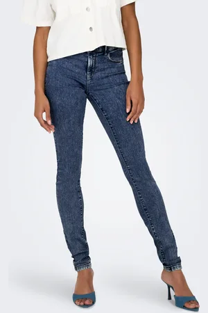 ONLY Onlrain Cintura Media Corte Skinny Vaqueros