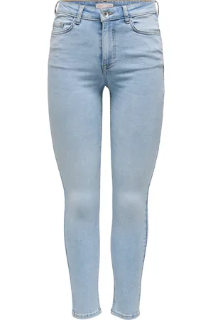 ONLY Jdyfina Cintura Media Corte Skinny Vaqueros