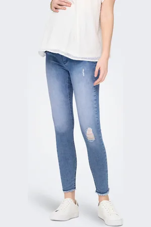 ONLY Olmblush Cintura Media Corte Skinny Vaqueros