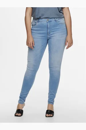 ONLY Caraugusta Cintura Alta Corte Skinny Vaqueros
