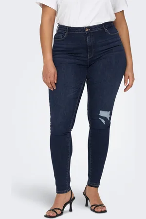 ONLY Carlaola Cintura Alta Corte Skinny Vaqueros