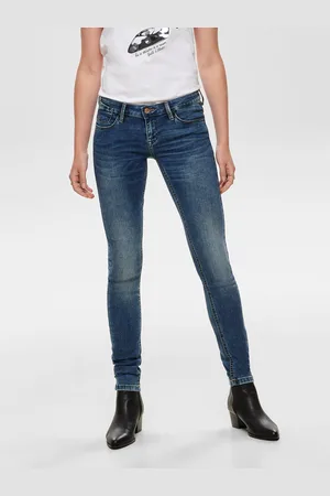 ONLY Onlcoral Cintura Superbaja Corte Skinny Vaqueros