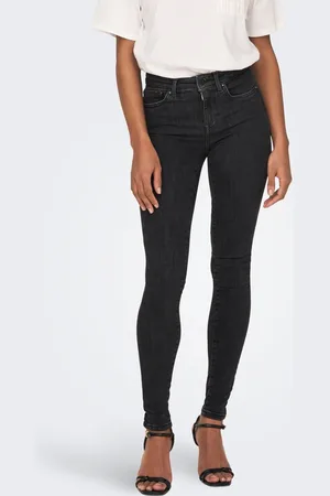 ONLY Onlpower Cintura Media Corte Skinny Vaqueros