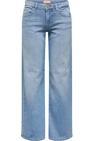 ONLY Onljudy-o Cintura Baja Corte Straight Vaqueros