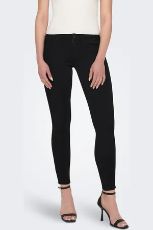 ONLY Onlkendell Cintura Media Corte Skinny Vaqueros