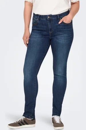 ONLY Carkarla Cintura Media Corte Skinny Vaqueros