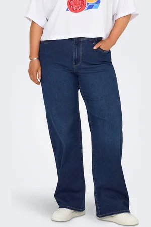 ONLY Carsally Cintura Media Corte Wide Leg Vaqueros