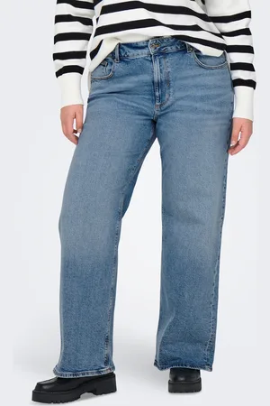 ONLY Carjuicy Cintura Alta Corte Wide Leg Vaqueros