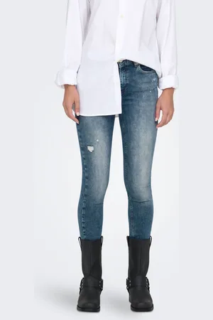 ONLY Onlblush Cintura Media Corte Skinny Vaqueros