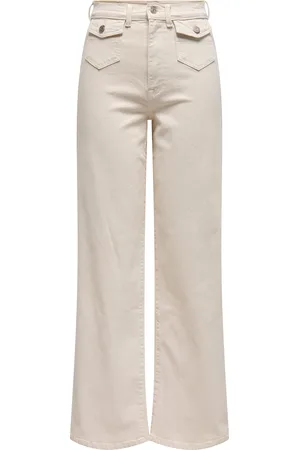 ONLY Onlhope Cintura Alta Corte Wide Leg Vaqueros