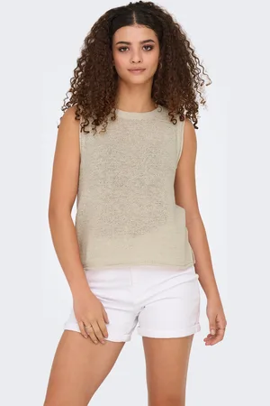 ONLY Tops Corte Knit Cuello Redondo