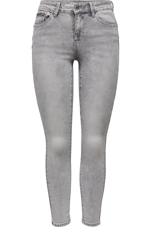 ONLY Onlwauw Cintura Media Corte Skinny Vaqueros