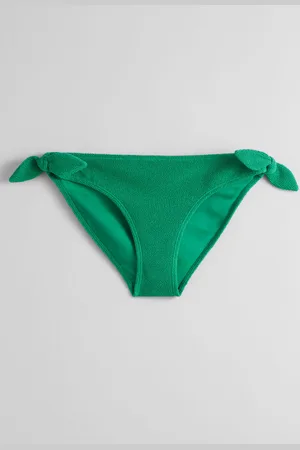& OTHER STORIES Crepe Knot Tie Bikini Briefs