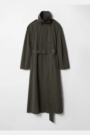 & OTHER STORIES High-Collar Trench Coat