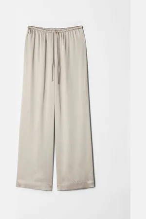 & OTHER STORIES Drawstring Satin Trousers