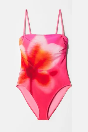 & OTHER STORIES Straight-Neck Strappy Swimsuit