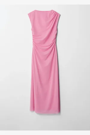 & OTHER STORIES Draped Sleeveless Midi Dress