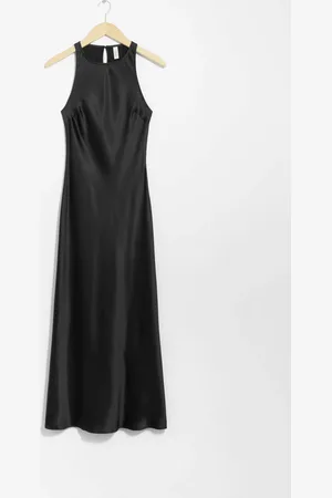 & OTHER STORIES Sleeveless Satin Midi Dress