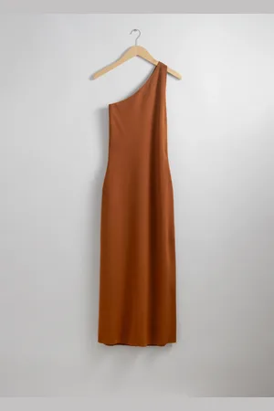 & OTHER STORIES One-Shoulder Midi Dress