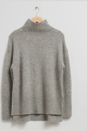 & OTHER STORIES Mock-Neck Knit Jumper