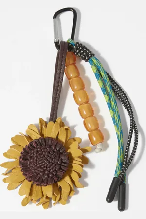 & OTHER STORIES Sunflower-Themed Charm Keyring