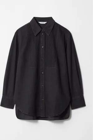 & OTHER STORIES Pleated Denim Shirt