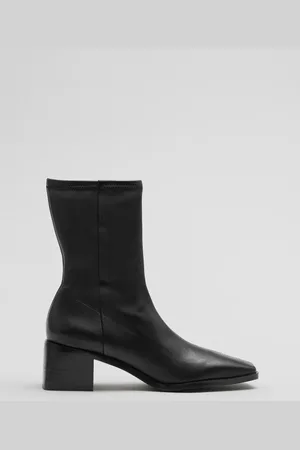 & OTHER STORIES Leather Sock Boots