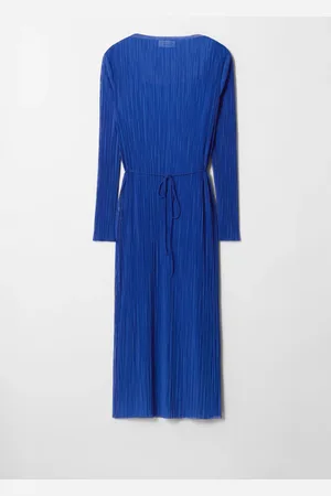 & OTHER STORIES Midi Mock Neck Mesh Dress
