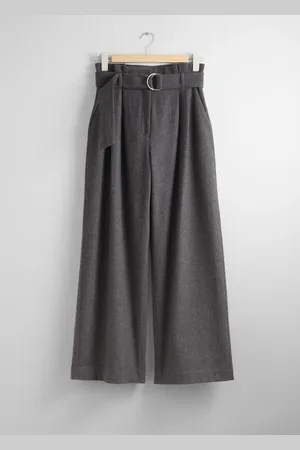 & OTHER STORIES Wide Paperbag-Waist Trousers