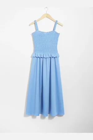 & OTHER STORIES Ruched Midi Dress