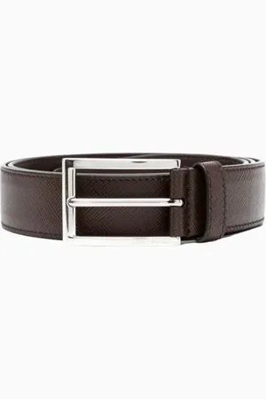 Prada Cinturón de piel saffiano