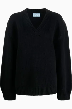 Prada Jersey de manga larga con cuello en V