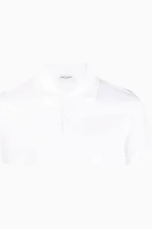 Saint Laurent Polo de manga corta