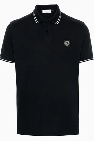 Stone Island Polo con parche Compass