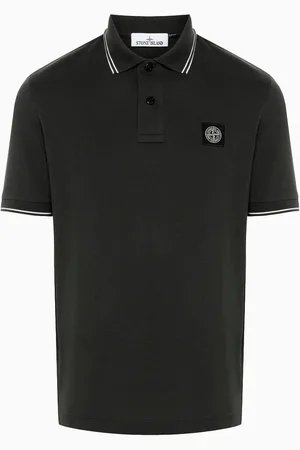 Stone Island Polo con parche Compass