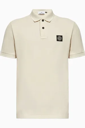 Stone Island Polo con parche Compass