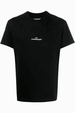 Maison Margiela Camiseta con logo distorsionado