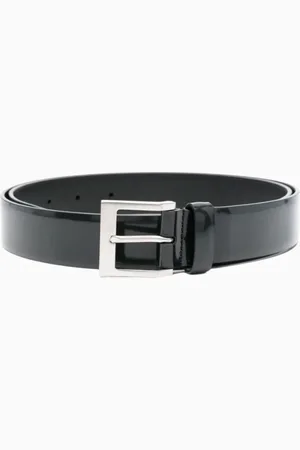 Saint Laurent Cinturón con acabado brillante