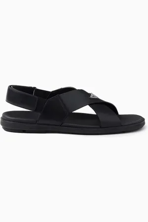 Prada Sandalias de piel trenzada