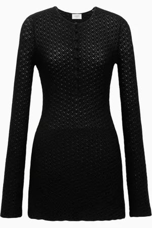 Saint Laurent Vestido mmini de crochet