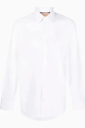 Gucci Camisa abotonada con bolsillo en el pecho