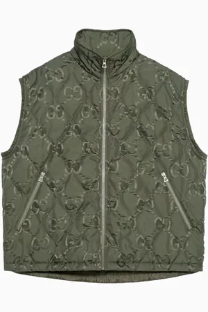Gucci Chaleco acolchado con GG en jacquard