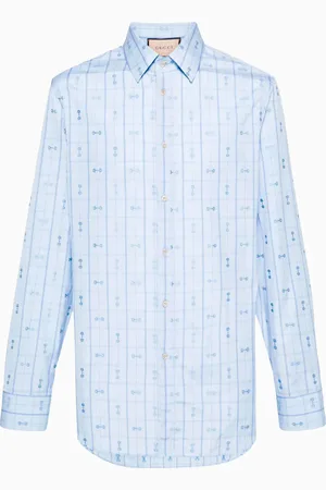 Gucci Camisa con detalle Horsebit