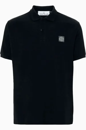 Stone Island Polo con parche Compass