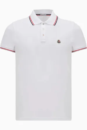 Moncler Polo con ribete de listas