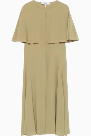 Chloé Vestido midi con diseño capa