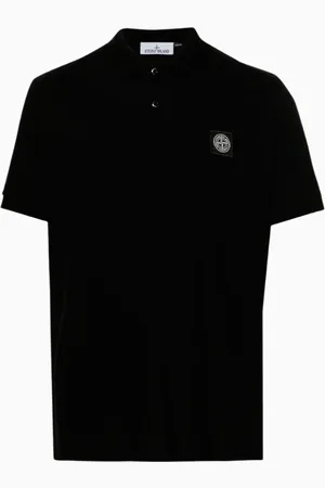 Stone Island Polo con parche Compass